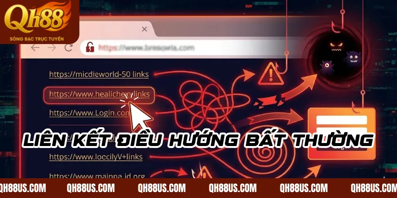 Liên kết điều hướng bất thường